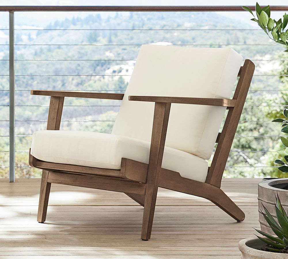 Open Box: Raylan Teak Outdoor Lounge Chair