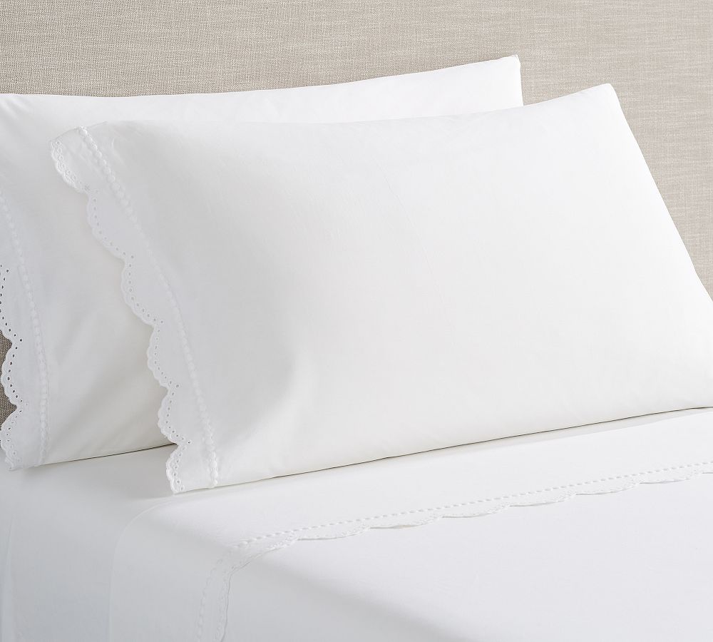 Monique Lhuillier Coralie Cotton Sheet Set