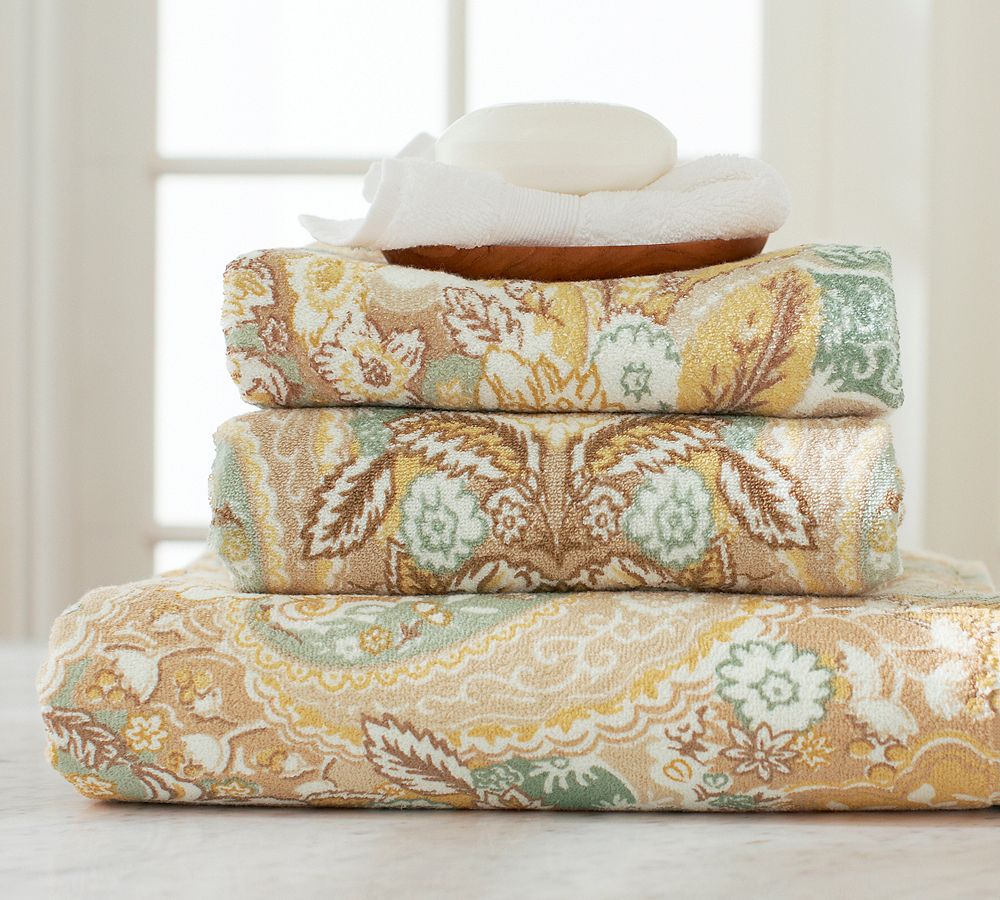 Celeste Damask Bath Towel