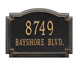 Williamsburg Address Wall Plaque