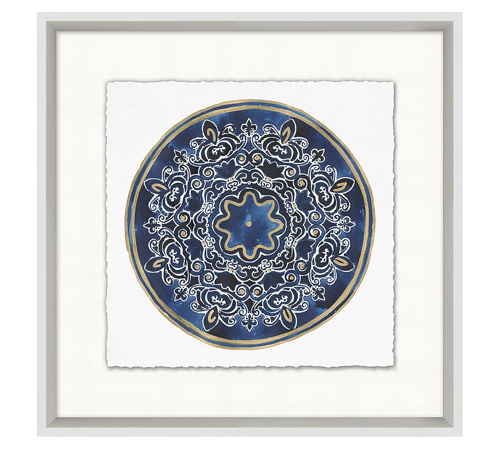 China Pattern Framed Print