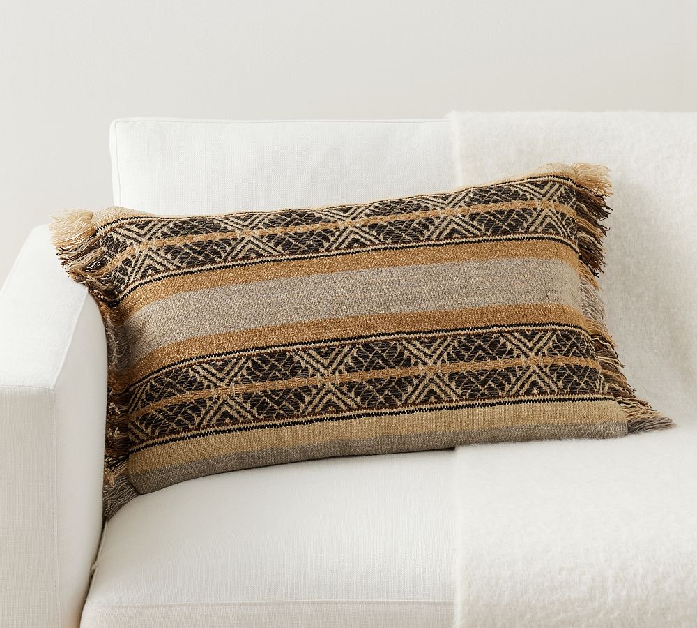 Henrik Stripe Lumbar Pillow Cover