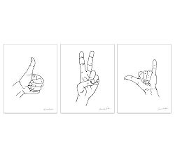 The Emily &amp; Meritt Hand Artwork Inserts