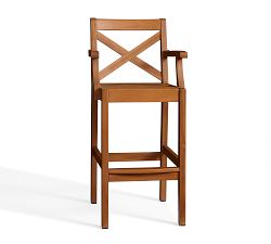Hampstead Teak Outdoor Barstool