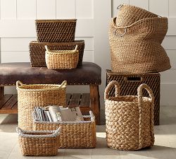 Metallic Rim Utility Baskets