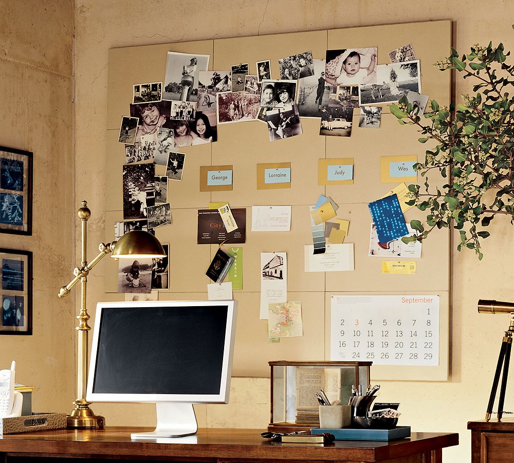 Modular Linen Pinboard Tile