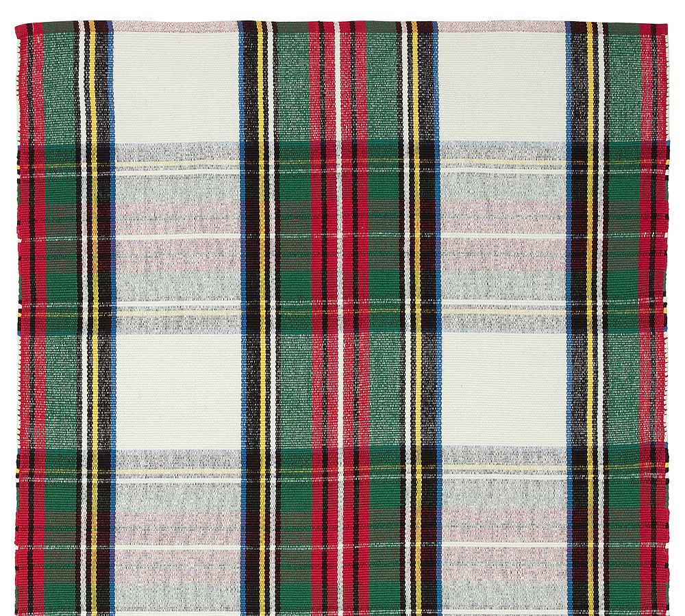 Open Box: Stewart Plaid Eco-Friendly Performance Rug Multi