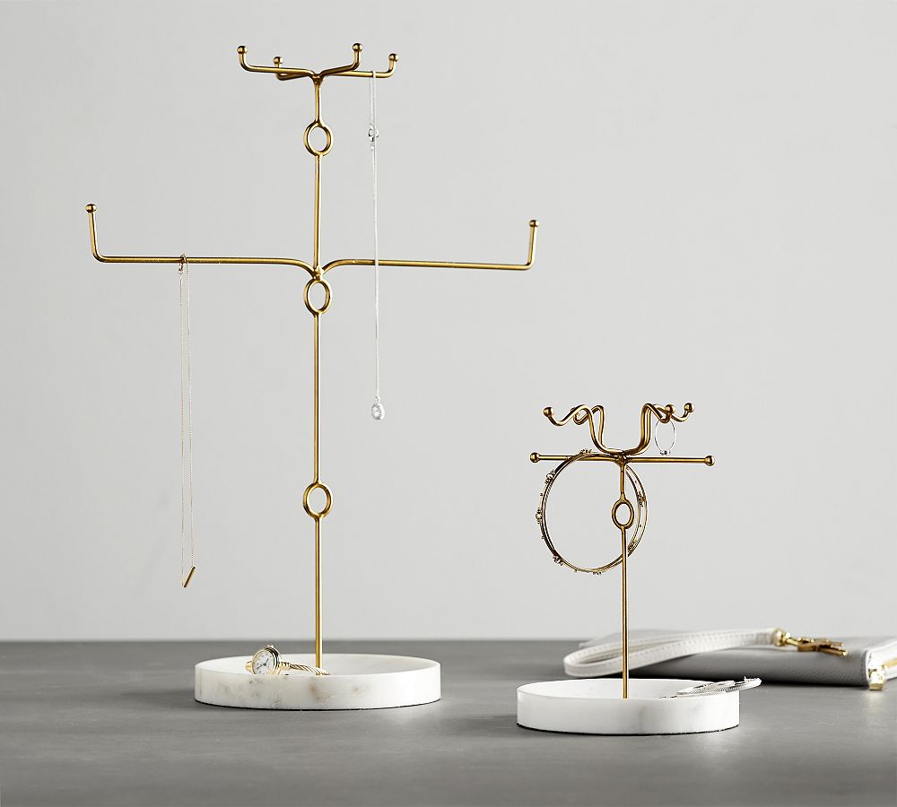 Sophie Brass French Wire Jewelry Stand