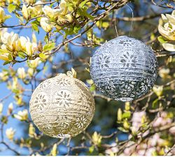 Boho Globe Solar Outdoor Lantern