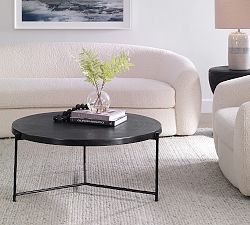 Logan Round Metal Coffee Table (36&quot;)