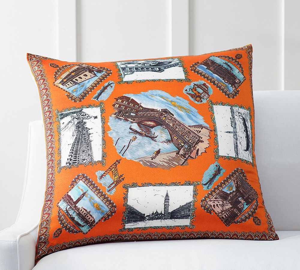 Venice Scarf Print Pillow Cover