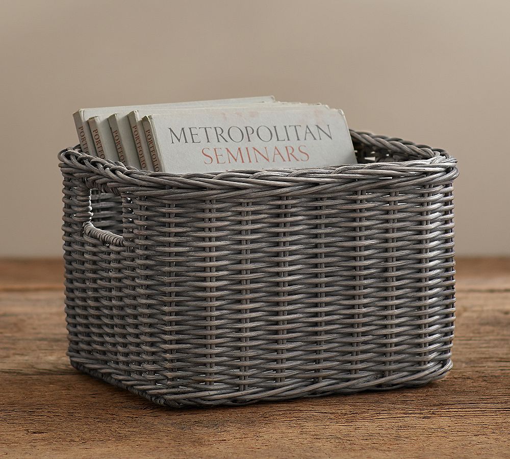 Wicker Weave Utility Basket