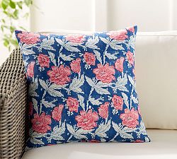 Aaral Block Print Outdoor Pillow