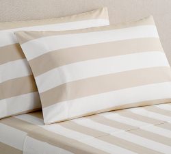 Awning Stripe Organic Sheet Set