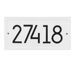 Rectangle Modern Wall Address Plaques