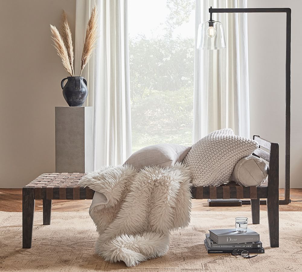 Woven Leather Daybed