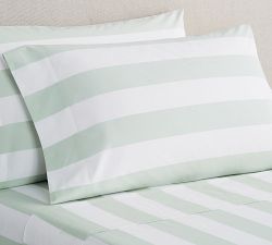 Awning Stripe Organic Sheet Set