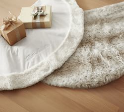 Open Box: Alpaca Faux Fur Tree Skirt