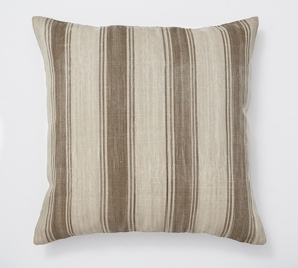 Tyler Striped Dhurrie Floor Pillow Cover