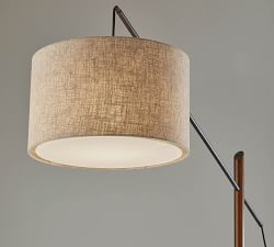 Cornelius Wood Arc Sectional Floor Lamp (85&quot;)