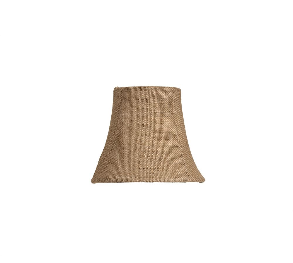Burlap Chandelier Shades, Set of 3 (4&quot;)