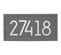 Rectangle Modern Wall Address Plaques