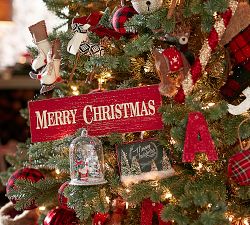 Merry Christmas Sign Ornament