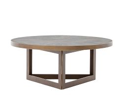 Sillers Round Shagreen Coffee Table (38&quot;)