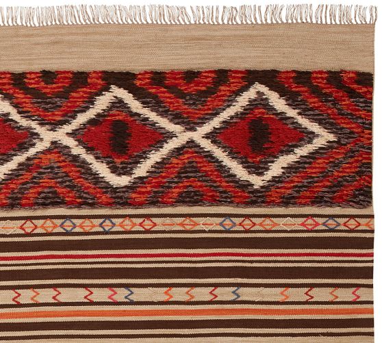 Scout Synthetic Kilim Rug Swatch