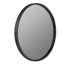 Silverdale Fir Wood Frame 34&quot; Round Wall Mirror