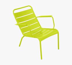 Fermob Luxembourg Stackable Low Outdoor Lounge Chairs - Set of 2