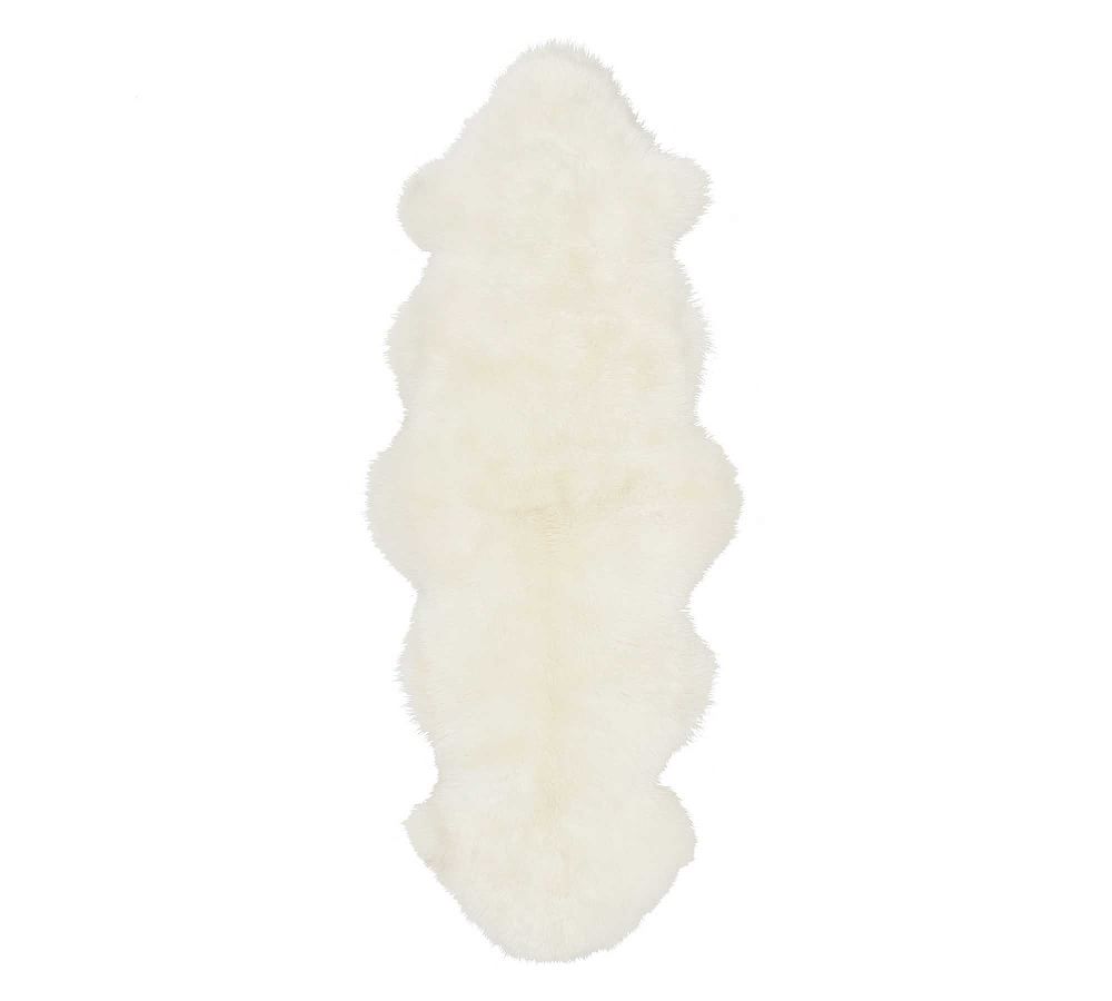 Open Box: Double-Pelt Sheepskin Rug