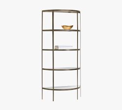 Solange Metal Etagere Bookcase (34&quot;)