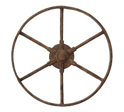 Rustic Aluminum Gears - Set of 3