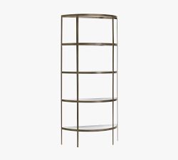 Solange Metal Etagere Bookcase (34&quot;)