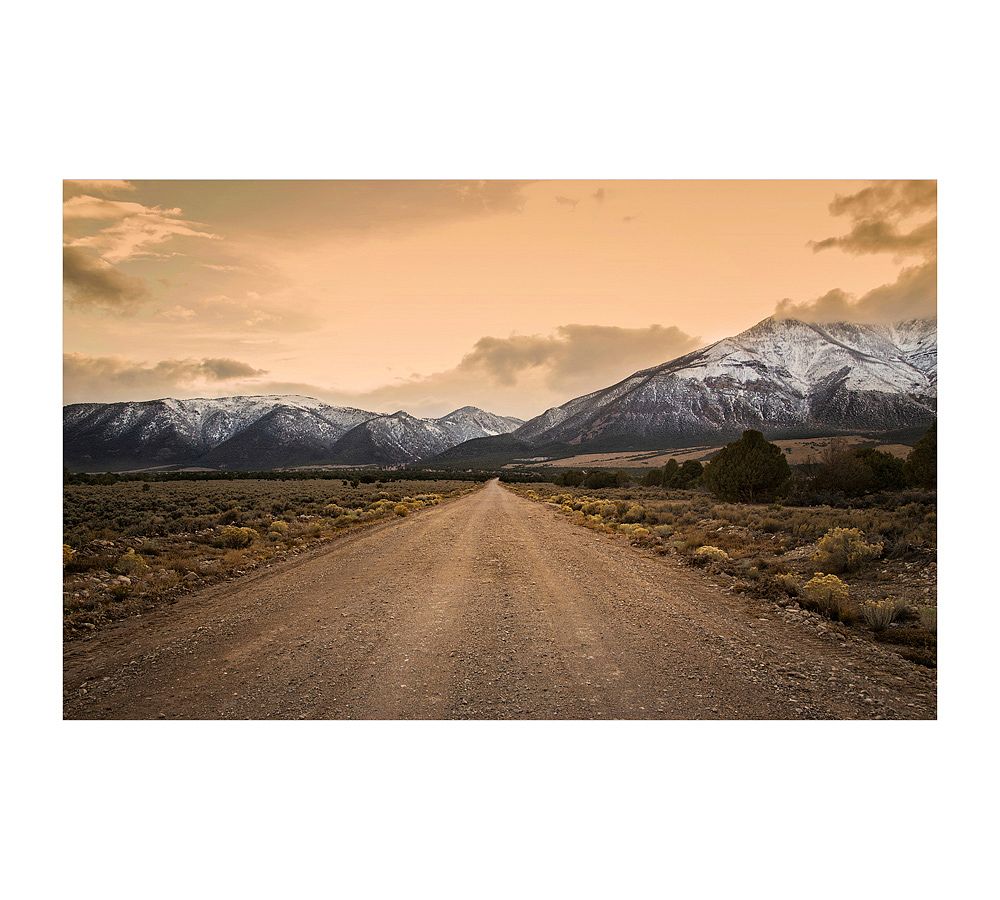 Mountain Road Framed Print by Jennifer Meyers