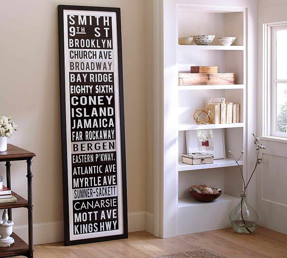 New York Sign Framed Print