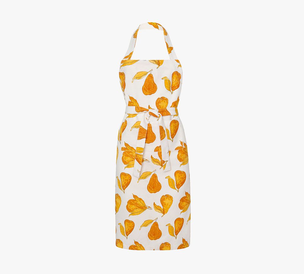 Pear Blockprint Cotton Apron