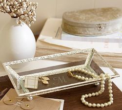 Antique Silver Display Tray