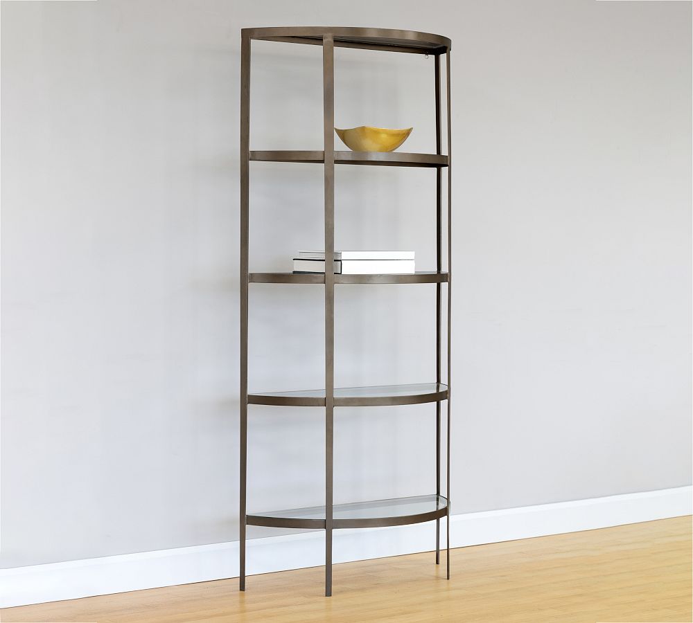 Solange Metal Etagere Bookcase (34&quot;)