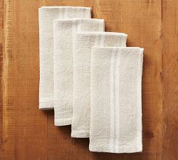 Caravan Vintage Striped Linen Napkins - Set of 4