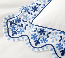 Zoe Scallop Embroidered Sham