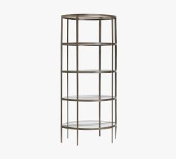 Solange Metal Etagere Bookcase (34&quot;)
