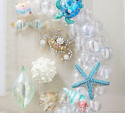 Blue Sparkle Starfish Ornament