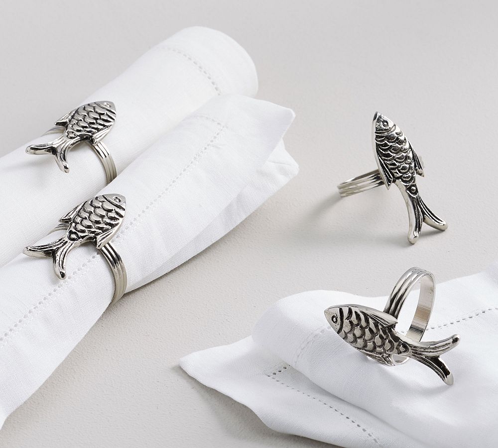 Fish Napkin Rings, Set of 4