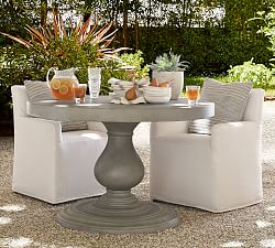 Geneva Indoor/Outdoor 48&quot; Concrete Round Dining Table