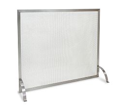 Newport&#160;Stainless Steel Single Panel Firescreen, Large