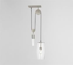 Dales Metal &amp; Glass Pendant (14&quot;)