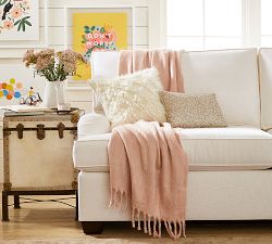 Monique Lhuillier Beaded Lumbar Pillow