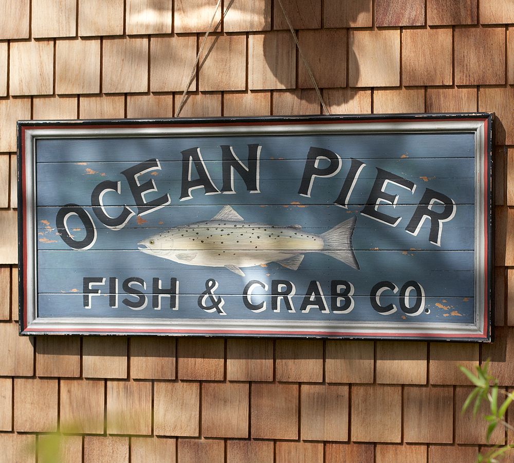 Ocean Pier Sign
